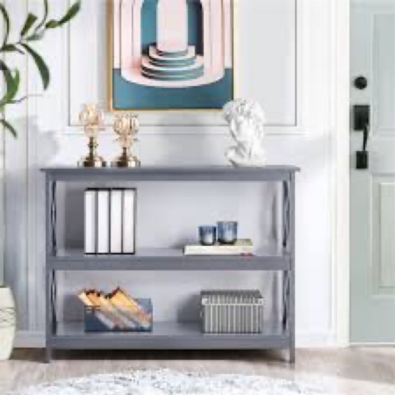 Mahler 42” console table (white)