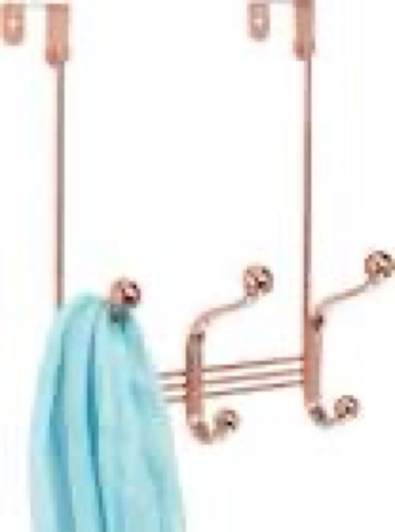 Over The Door Organizer, 3-Hook Rack