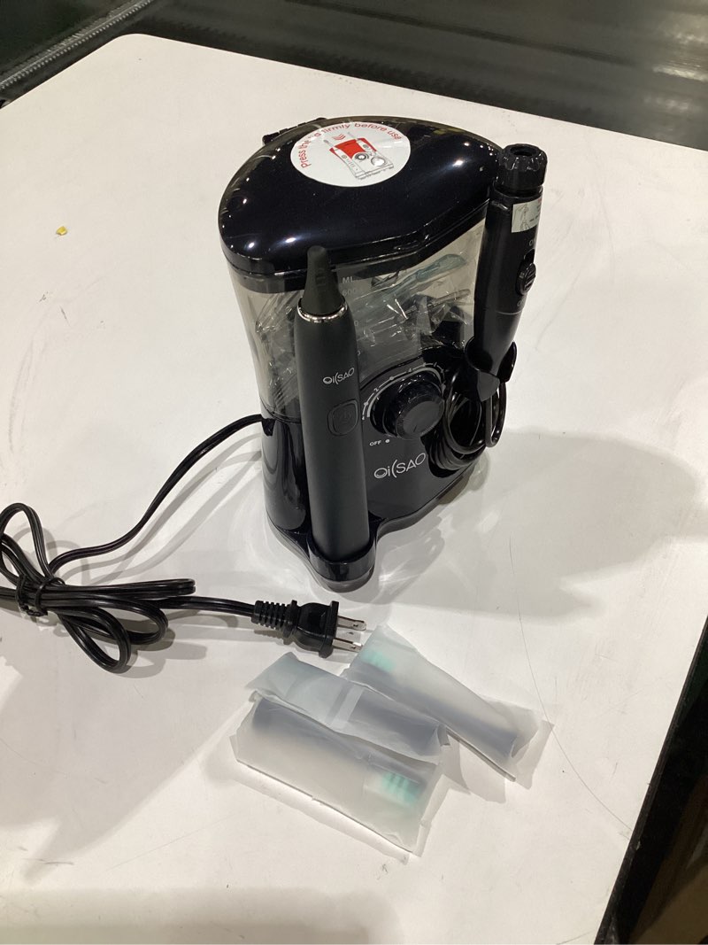 OILSAO Electric Toothbrush with Water Flosser Combo: 600ML Large Water Tank & Ultrasonic Cleaning- G