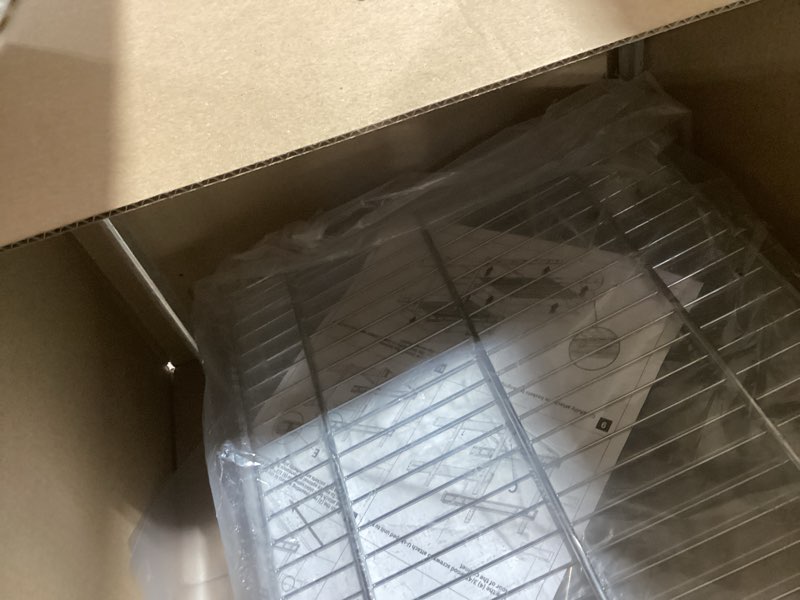 Condition photo showing As Is for WelFurGeer 2-Tier Kitchen Cabinet Pullout Shelf and Drawer Organizer, Soft Close Pantry Pull Out Shelves, Heavy Duty Pull Out Cabinet Organizer with Shelf Liner for Kitchen Cabinets, Pantry Storage W17 (17"W x 22"D) 2 Tiers