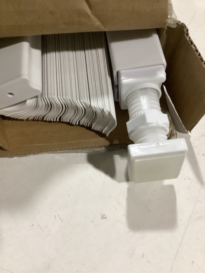 Condition photo showing Good Condition for lazblinds no drill blinds for indoor windows, cordless 1" vinyl mini blinds, privacy s-curve blinds for windows, room darkening horizontal window blinds and shades for home, 20" w x 36" h, white white 20" w x 36" h