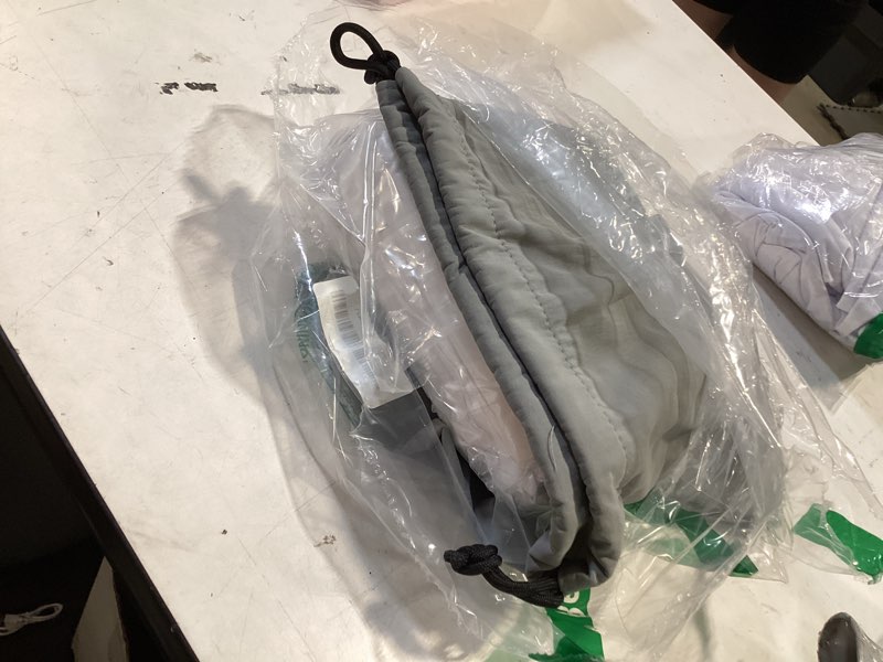 Condition photo showing As Is for air mattress sheet set twin size,3 piece deep pocket bed sheet set for 16-24 inch air bed,easy inflate access,perfect for guest room, rv, camping,white white twin