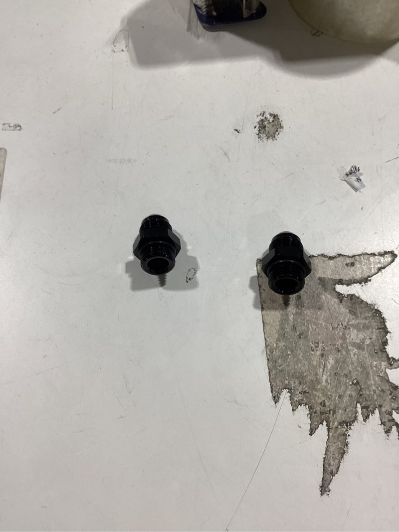 Condition photo showing Good Condition for EVIL ENERGY 6AN Male Flare to M14 x 1.5mm Male Metric Fitting Adapter Aluminium Alloy 2PCS 6AN to M14*1.5