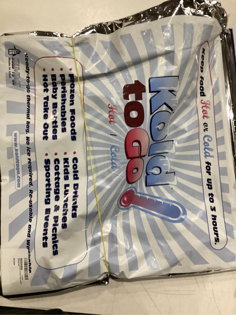 Condition photo showing Good Condition for kold to go thermal insulated cooler 45 liter gusseted bag