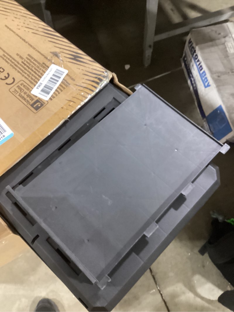 Condition photo showing Good Condition for Nerf Elite Blaster Rack - Storage for up to Six Blasters, Including Shelving and Drawers Accessories, Orange and Black - Amazon Exclusive