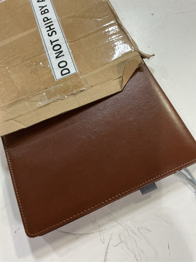 Condition photo showing Good Condition for feifeiya 6 sides dry erase whiteboard notebook portable notebook white boards 9"x12"(a4) small folding whiteboard anti-ghosting surface, travel dry erase mini white board for office, school, study brown a4: 9"×12”