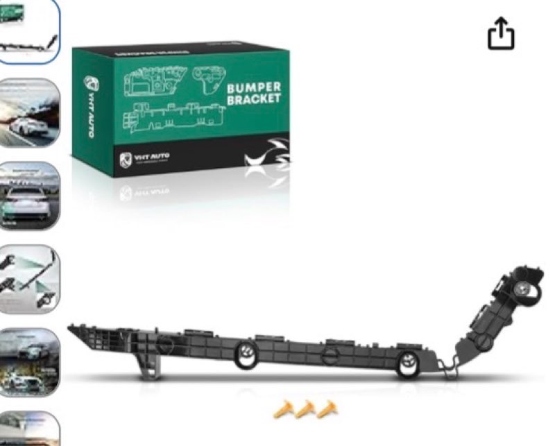 YHTAUTO Rear Left Driver...ne Plastic Bumper Bracket  
