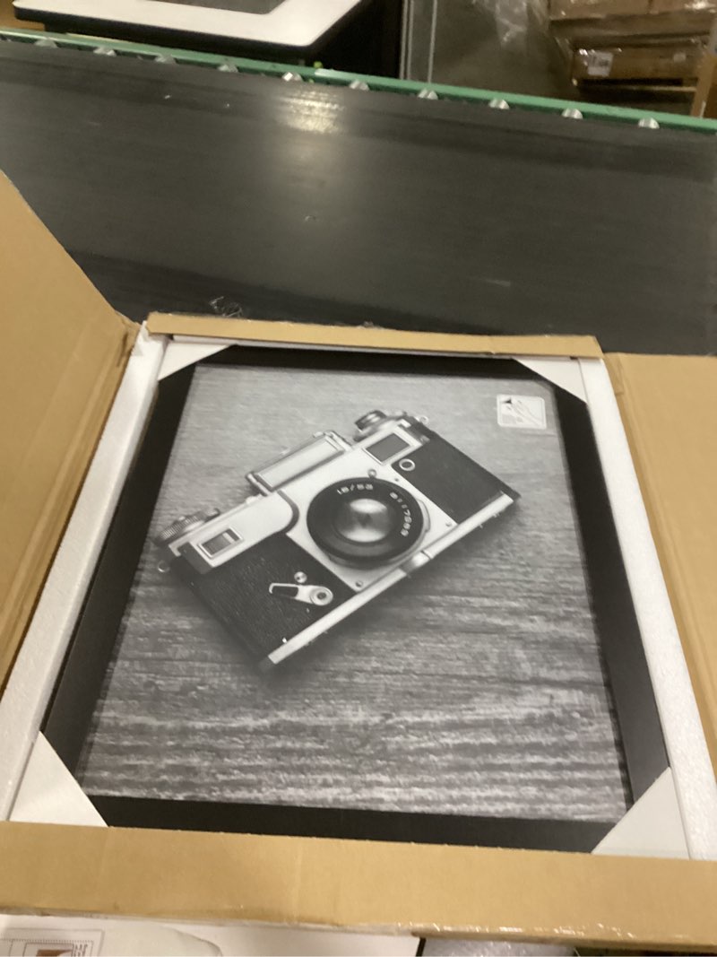 Condition photo showing New/Like New for americanflat 16x20 picture frame with polished plexiglass - black picture frame - wide photo frames made of engineered wood for vertical or horizontal wall display - epic collection - black black 16x20