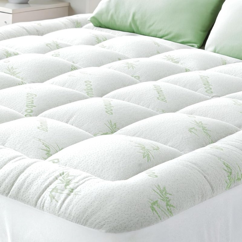 Ultra soft queen mattress topper white 