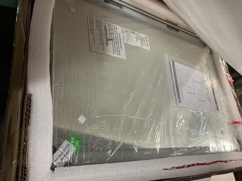 Condition photo showing New/Like New for Medicine Cabinet with LED Lights and Mirror, 16 x 24 Inch Surface or Recessed Mounted Bathroom Cabinet with Door, Clock&Temp, Defogger, Memory Function, 3-Color Mode, Outlet&USB, Dimmer