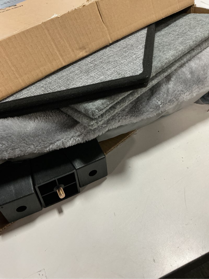 Condition photo showing As Is for Indoor Dog House with Warm Plush Mat and Elevated Feet,Soft Dog Bed House for Medium Size Dog and Mu