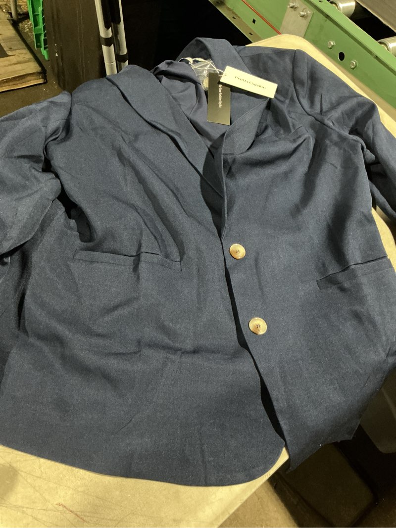 Condition photo showing Good Condition for casual blazers for women summer size xxl sleeve lightweight cotton linen suit jacket blazer