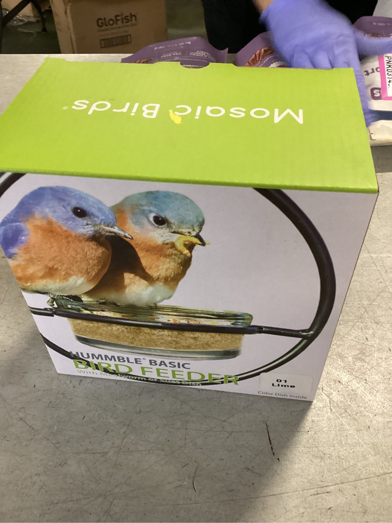 Condition photo showing New/Like New for Mosaic Birds M045-200-01 Hummble Basic Bird Feeder Lime