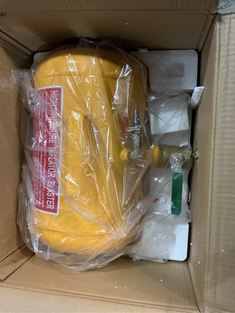 Condition photo showing Good Condition for BLACKHORSE-RACING 5 Gallon Air Tire Bead Seater - 145PSI Blaster Tool Seating Inflator w/Gauge Car Truck ATV Tank Heavy Duty Yellow 5 Gallon