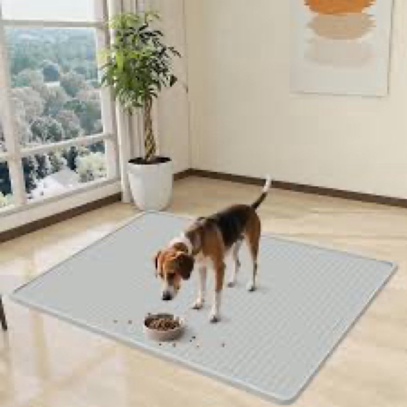  silicone cat & dog food mat, 24x 17