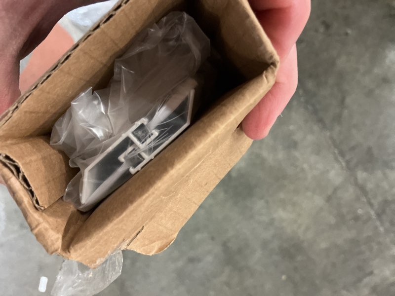 Condition photo showing Good Condition for hushee 2 pcs 36 inches brush door sweep for exterior, aluminum commercial door sweep bottom all-season alloy brush for exterior and interior sealing gaps keeps cold air, dust out (white) 36 inches white 2