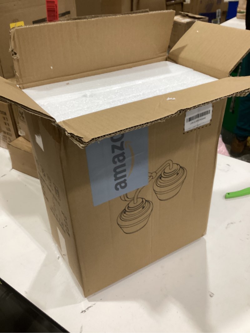 Condition photo showing New/Like New for Bathroom Vanity Light Fixtures: 2-Light Black Bathroom Lighting Fixtures Over Mirror with Milky White Frosted Glass Shade, Farmhouse Modern Wall Light for Bath 2 Light Black