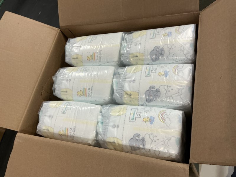 Condition photo showing New/Like New for Pampers Swaddlers Diapers Size 2  186 Count (Select for More Options)