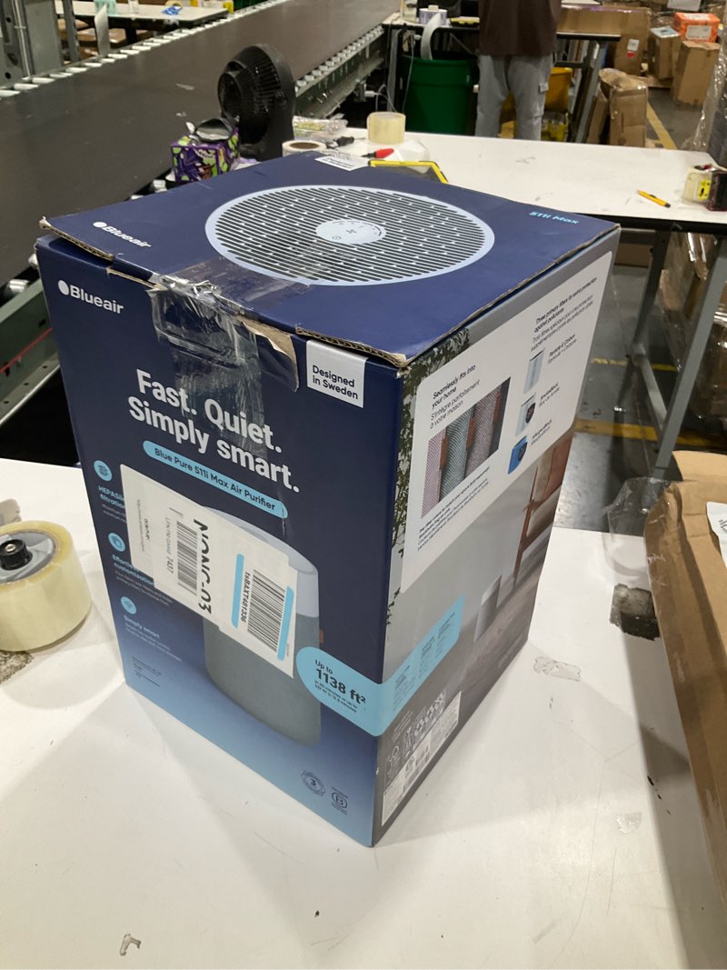 Condition photo showing Good Condition for blueair blue pure 511i max smart air purifier for bedroom & small rooms up to 1,138 sq ft, hepasilen