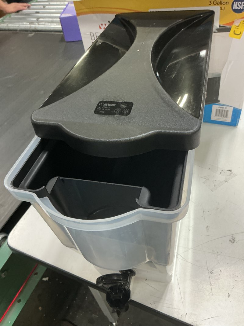 Condition photo showing As Is for Winco PBD-3 3 Gallon Beverage Dispenser