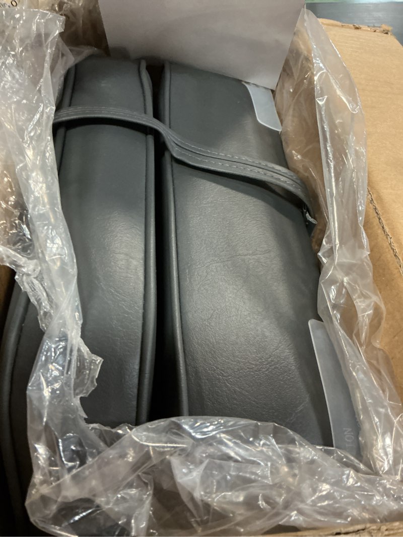 Condition photo showing Good Condition for Low/High Back Folding Boat Seats - Waterproof Captain Fishing Chair for Jon/Pontoon/Canoe/Bass Tracker Boats with Storage Bag (Dark Gray) Dark Gray(1 Seat)