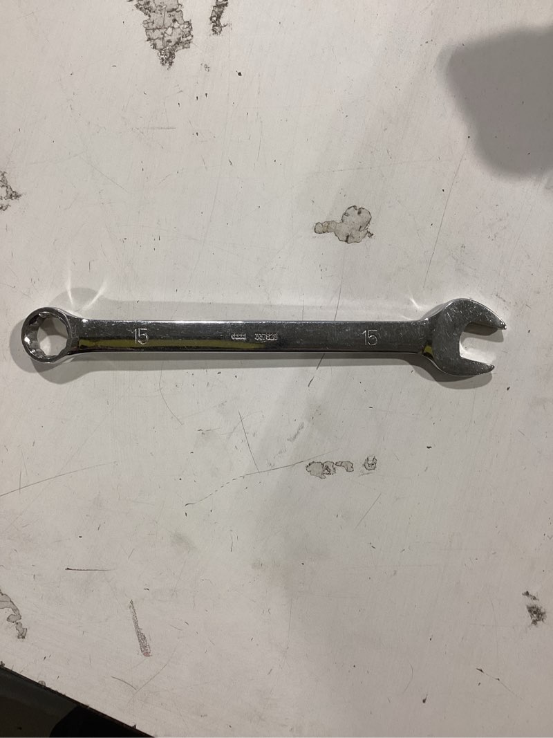 Condition photo showing As Is for Kobalt 15mm 12-point Metric Standard Combination Wrench (no case)