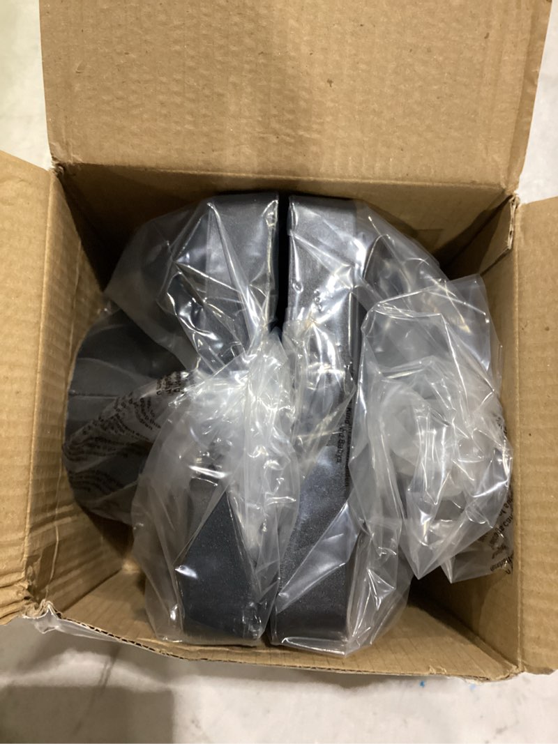 Condition photo showing Good Condition for solar post light fixtures mounting bases 2 pack, black aluminum outdoor post light pier mount base