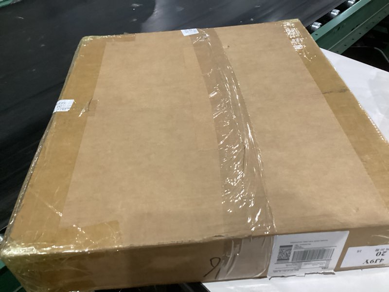 Condition photo showing As Is for Trade Show Display Case Portable Aluminum Sports Card Table Top Display Case Frame Clear Acrylic Showcase Cabinet Box with Lock for Trading Cards Jewelry Collectibles(Black,36"x24") Black 36"x24"