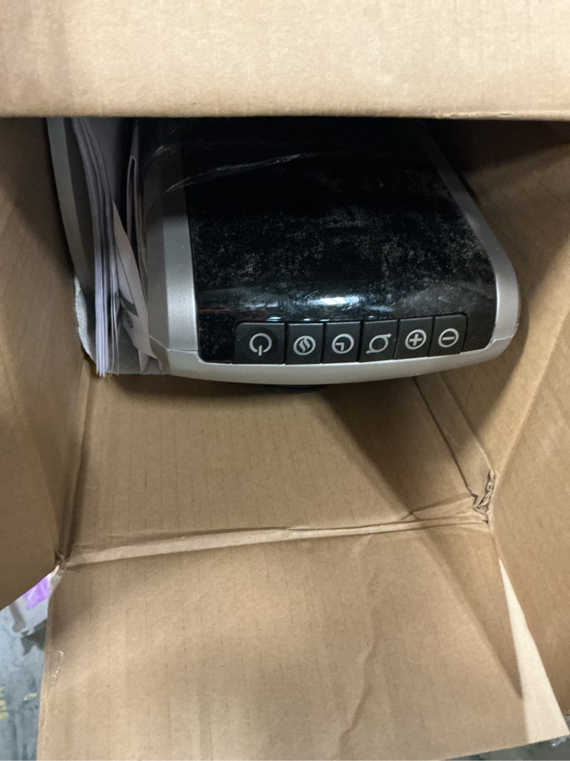 Condition photo showing As Is for Lasko - Oscillating Ceramic Tower Heater with Logic Center Remote Control - Gray/Black