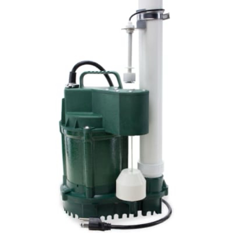zoeller 3/4-hp 115 -volt 80-gallon cast iron submersible sump pump