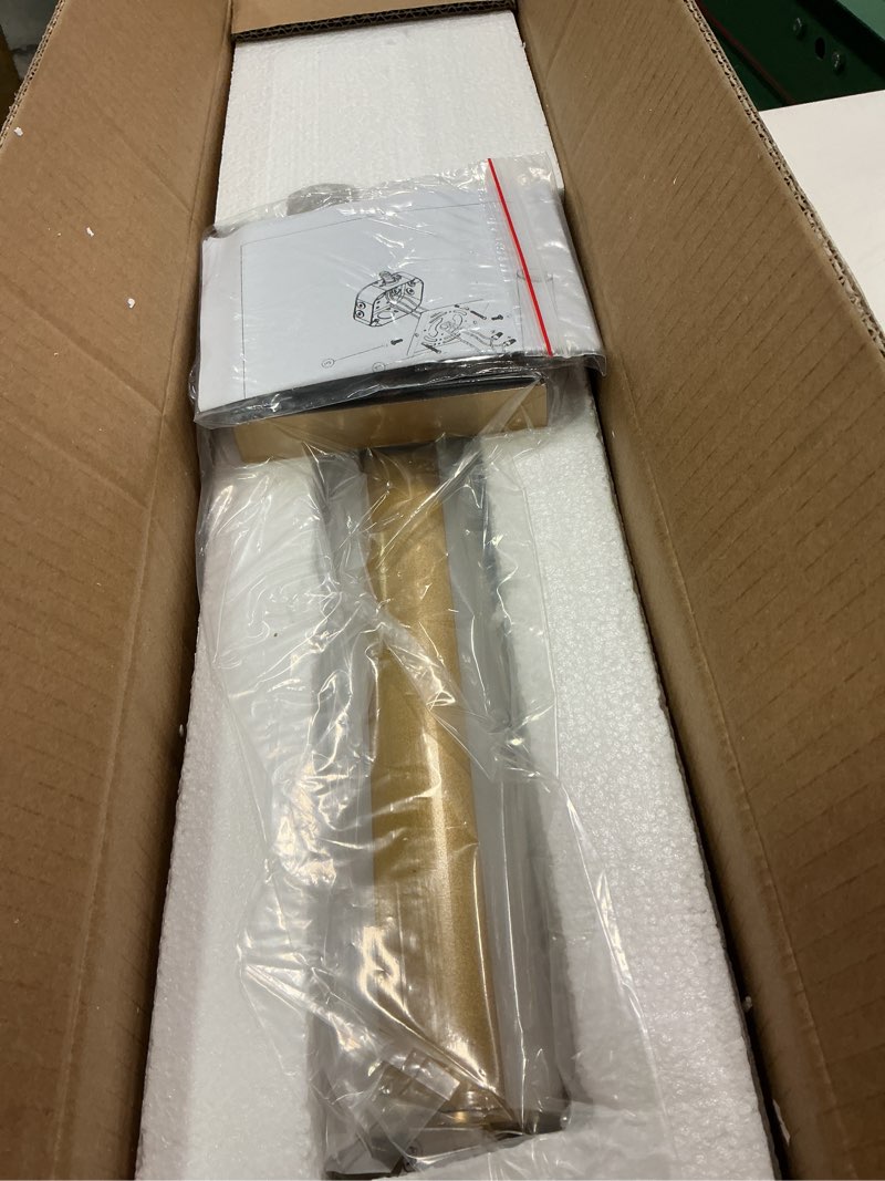 Condition photo showing New/Like New for Bathroom Vanity Light Fixtures Over Mirror - 18W Gold Bathroom Light Fixtures with Acrylic Shade 22.8 Inch LED Vanity Light Modern Bathroom Sconces 3000K Gold 22.8 INCH