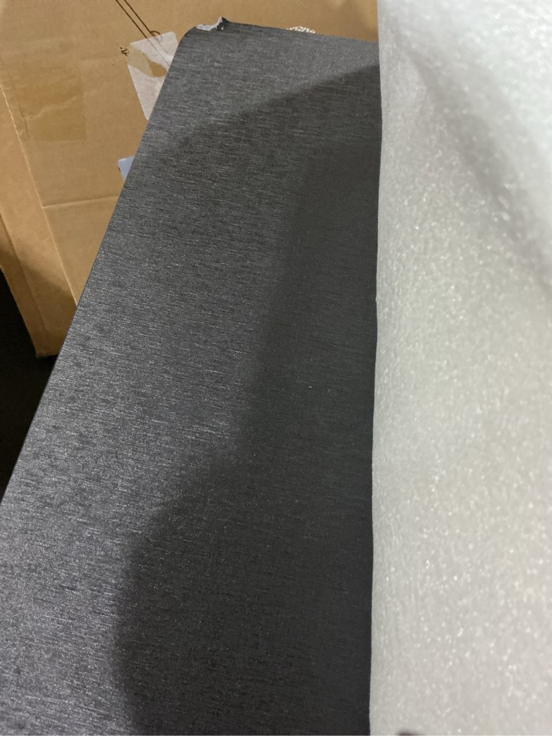 Condition photo showing As Is for black stone bath mat, 32''x20'' non-slip diatomaceous earth stone bath mat, super absorbent quick drying for bathroom/kitchen, easy to clean 32" x 20" 1 pack black 1 pack