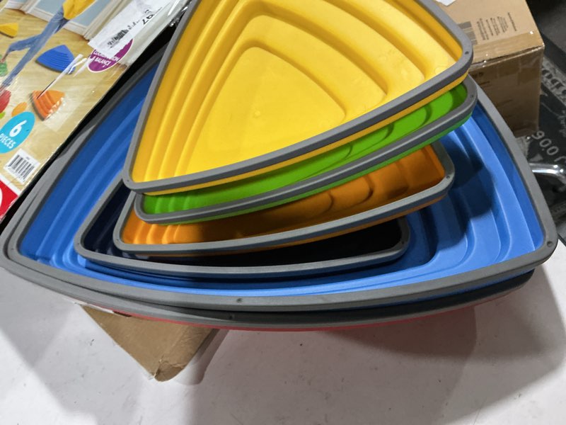 Condition photo showing Good Condition for play day stepping stones, non-slip , 6 balance stone pieces, baby and toddler toys