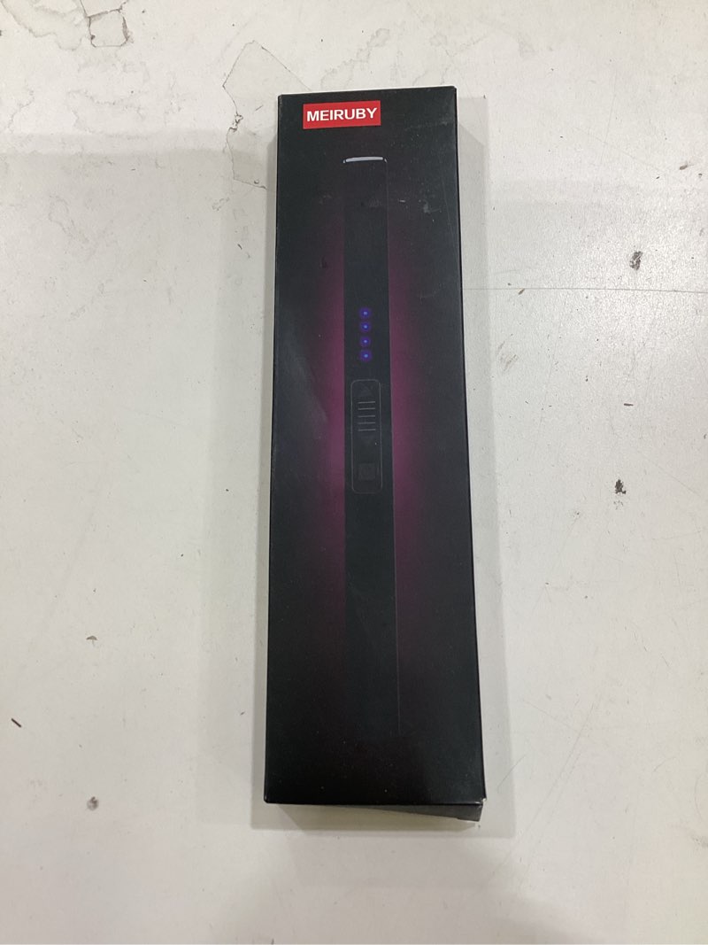 Condition photo showing New/Like New for MEIRUBY Electric Candle Lighter, Christmas Stocking Stuffers Gifts for Women Mom Men Wife Sister, USB Arc Rechargeable Windproof Long Lighter for Candle BBQ Housewarming Birthday Gifts Idals Champagne Gold