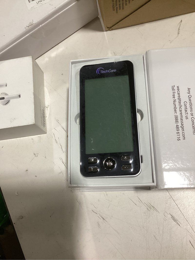 Condition photo showing Good Condition for tens unit muscle stimulator ems machine for pain relief dual channel electric pulse circulation massager,rechargeable therapy device for back neck sciatica muscle recovery black