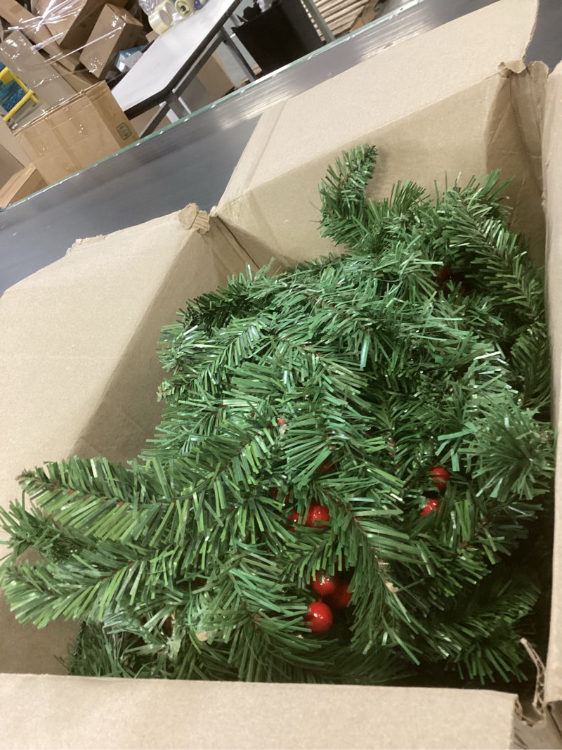 Northlight Real Touch™? Noble Fir with Berries Artificial Christmas Garland - Unlit
