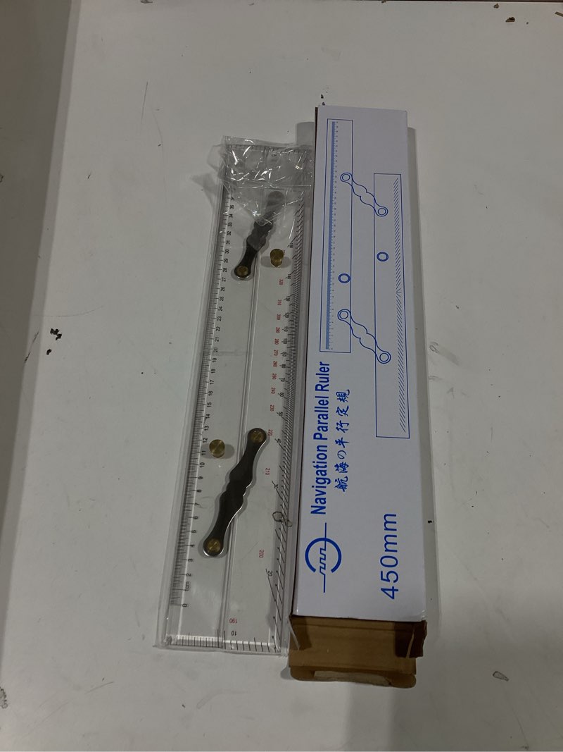 Condition photo showing Good Condition for marine navigation plotter parallel ruler