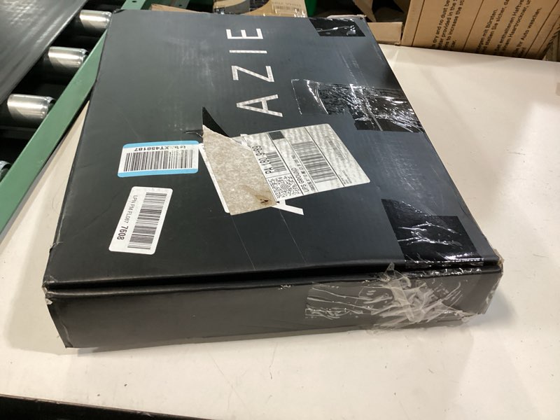 Condition photo showing New/Like New for youfi thick memory foam & gel seat cushion, 18"x16"x4" large chair cushion for wheelchair mobility scooters, with non-slip bottom and carry handle (black)