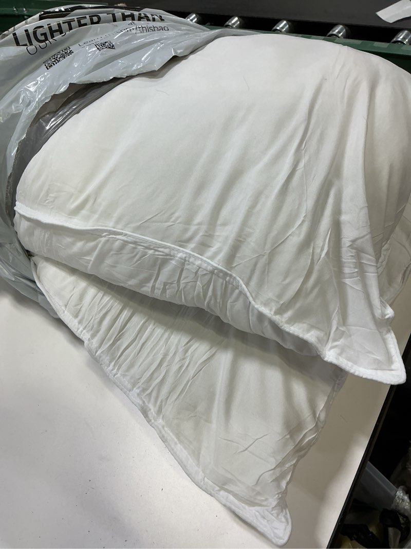 Condition photo showing As Is for (Similar)Seward Park Bed Pillow King Size Set of 2, Shams Insert 20 x 36 inch, Down Alternative Cooling Pillows for Stomach, Side or Back Sleeper King (Pack of 2)