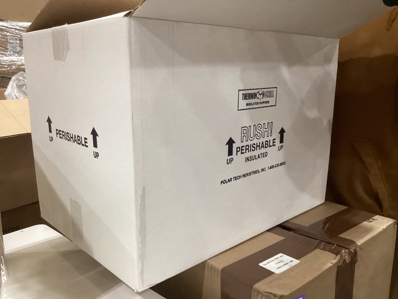 Condition photo showing Good Condition for Polar Tech 261C Thermo Chill Insulated Carton with Foam Shipper, Large, 19" Length x 12" Width x 12-