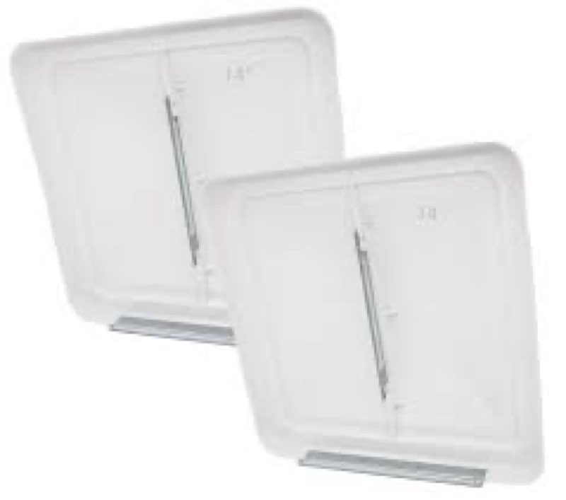 LuckySlycyc 14" Rv Vent Covers for Roof,Rv Vent Cover,Size:14" x 14",For Camper, Trailer, Rv vent co