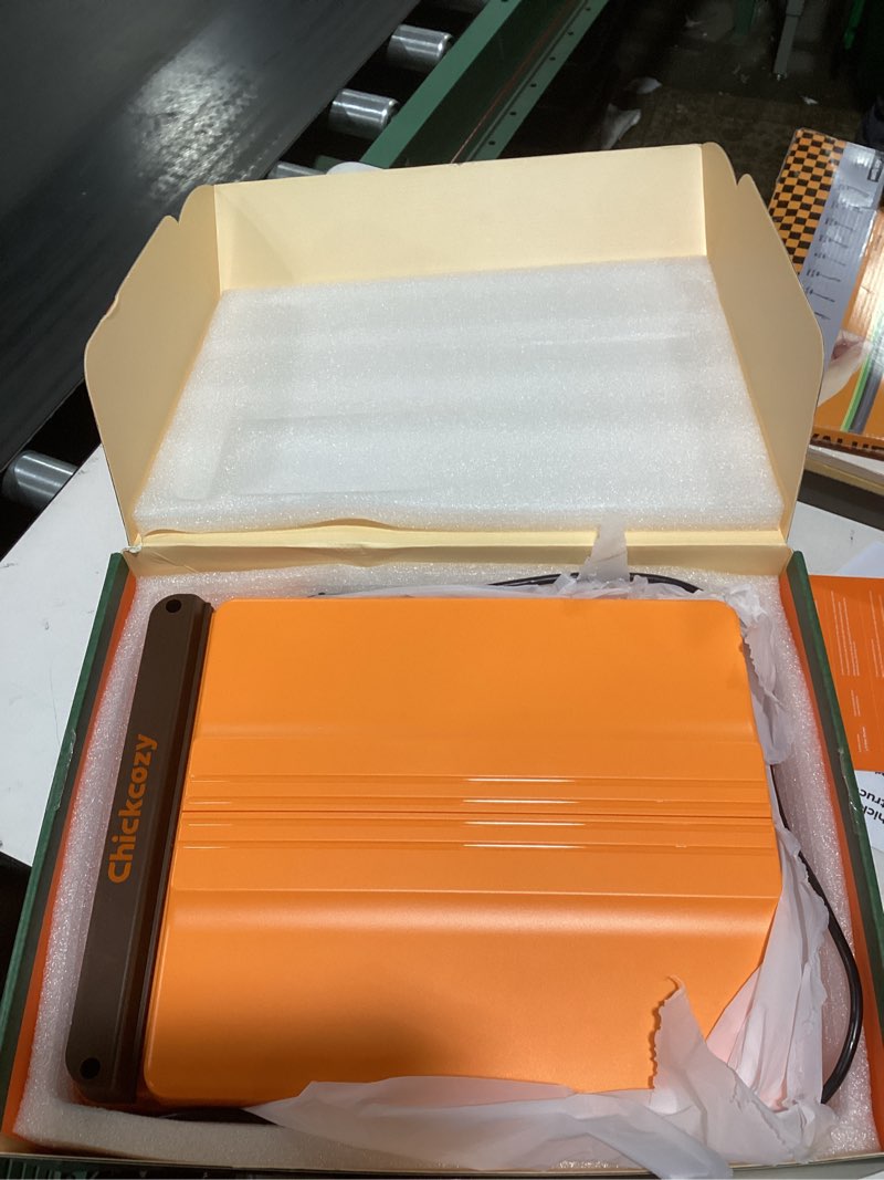 Condition photo showing Good Condition for Chickcozy Solar-Powered Automatic Chicken Coop Door, Dual Motor Chicken Coop Door with Light Sensor, Timer & Manual Mode, Automatic Coop Door with Dual Anti-Pinch System, Weatherproof With 6.5ft Corded Control Box