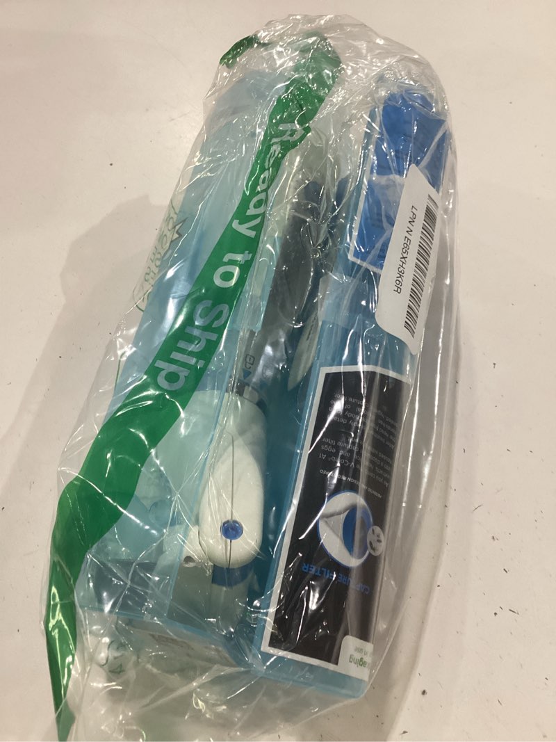 Condition photo showing As Is for a1 rechargeable chemical-free lice removal electric comb, pack of refill filters, natural head lice solution for children & adults, electric lice vacuum comb, for all hair types, gentle lice care 4-pack filters (with comb)