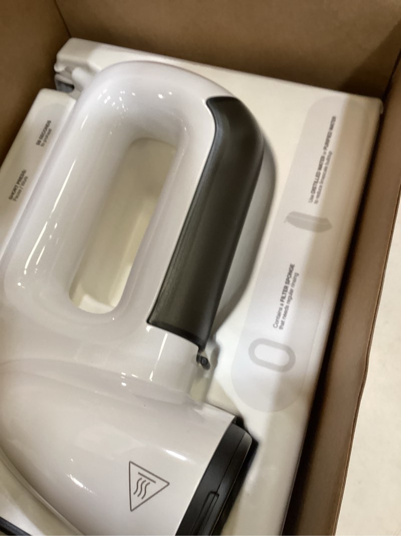 Condition photo showing New/Like New for neakasa magic 1 vacuum steamer for clothes, handheld travel garment steamer, 2300pa suction for fabric grip, featuring exclusive airiron technology (for 110-120v use) white