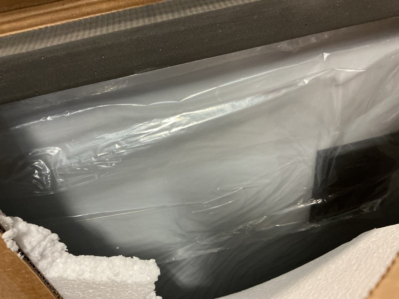 Condition photo showing Good Condition for koonmi black framed bathroom mirror - 30x40 inch shatterproof tempered glass vanity mirror for bathroom sink, wall mounted with matte aluminum alloy frame, no distortion, modern decor 40"l x 30"w