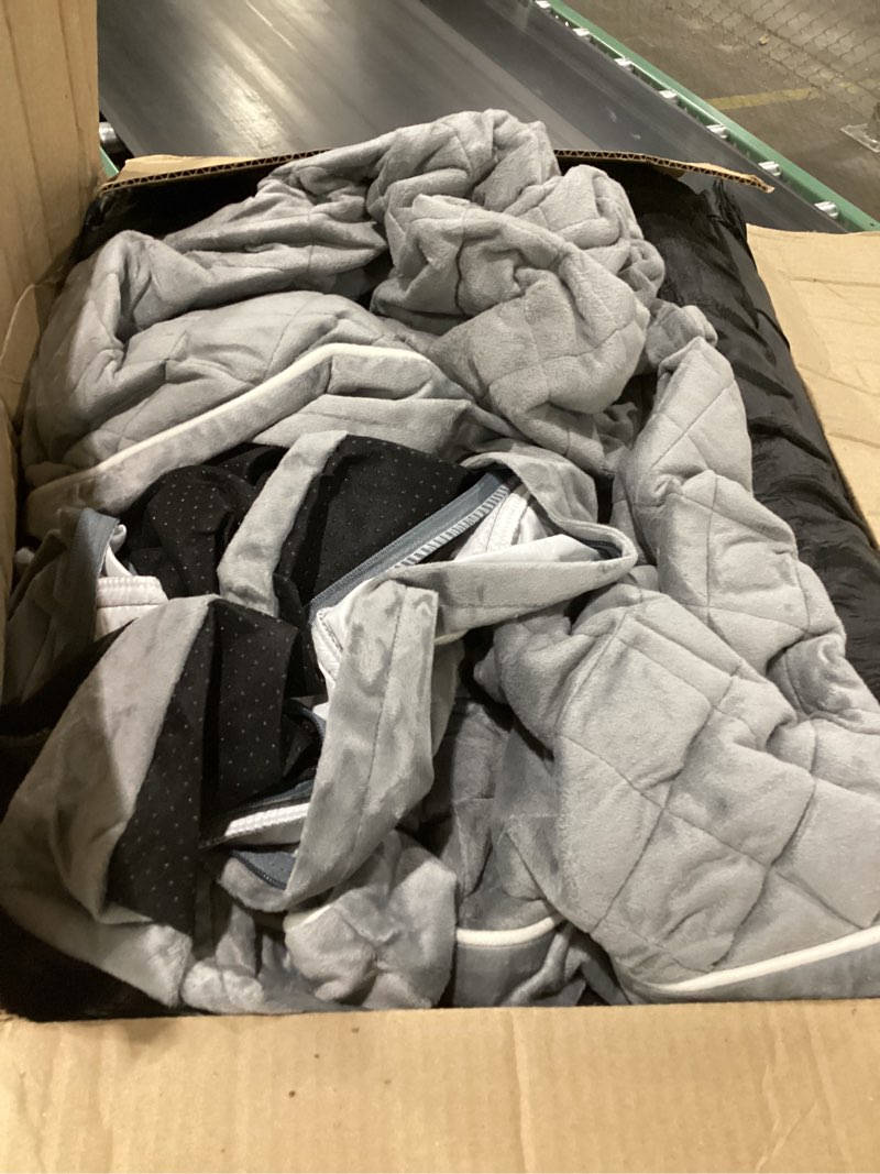 Condition photo showing As Is for WNPETHOME Orthopedic Dog Bed Medium Size Dog, Waterproof Medium Dogs Bed with Removable Washable Cover, Multi-Needle Quilting Dogs Crate Bed Light Grey 30"L x 20"W x 3"Th