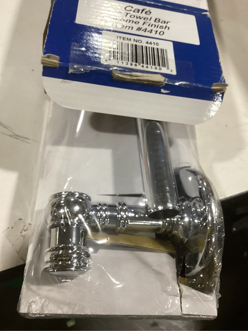 Condition photo showing Good Condition for Gatco 4410 Cafe Zinc Towel Bar, Chrome 24 Inch