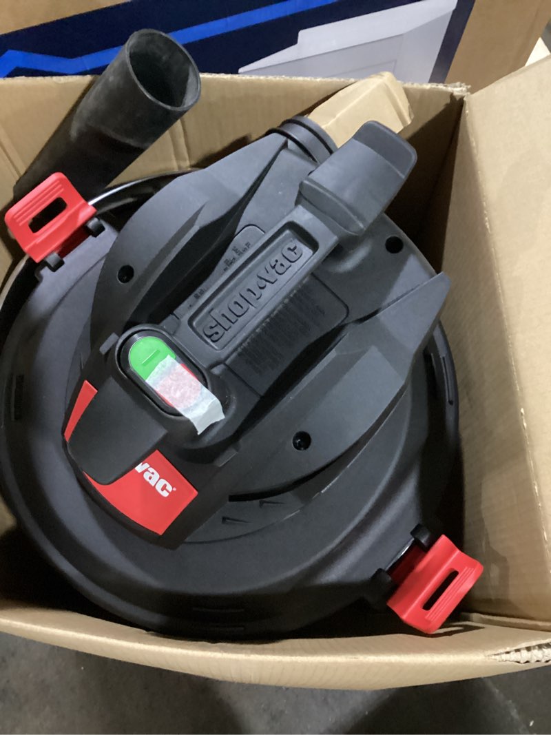 shop-vac 12-gallon 6 hp corded wet/dry shop vacuum with accessories included