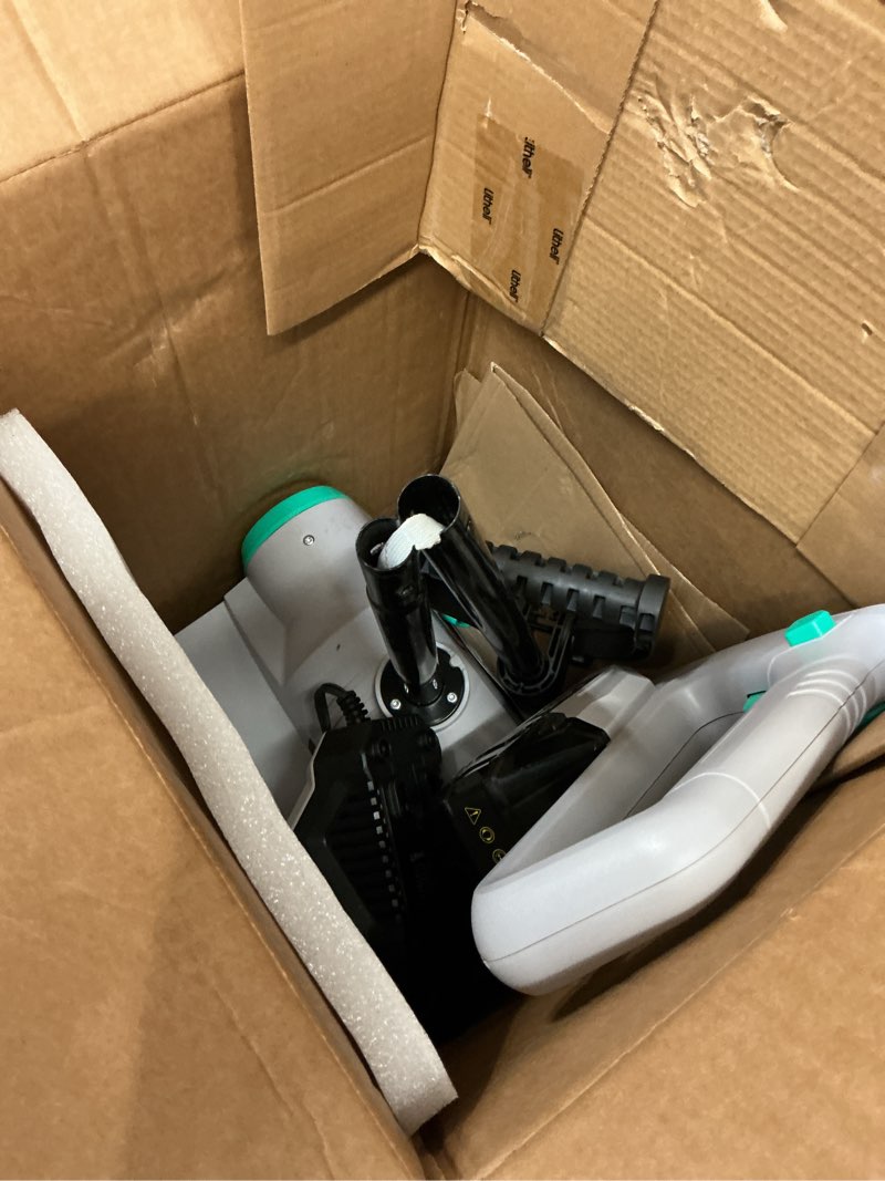 Condition photo showing As Is for Litheli Cordless Snow Shovel, 20V 12-Inch Battery Powered Snow Thrower, Battery Snow Blower with Auxiliary Handle, with 4.0Ah Li-ion Battery & Charger