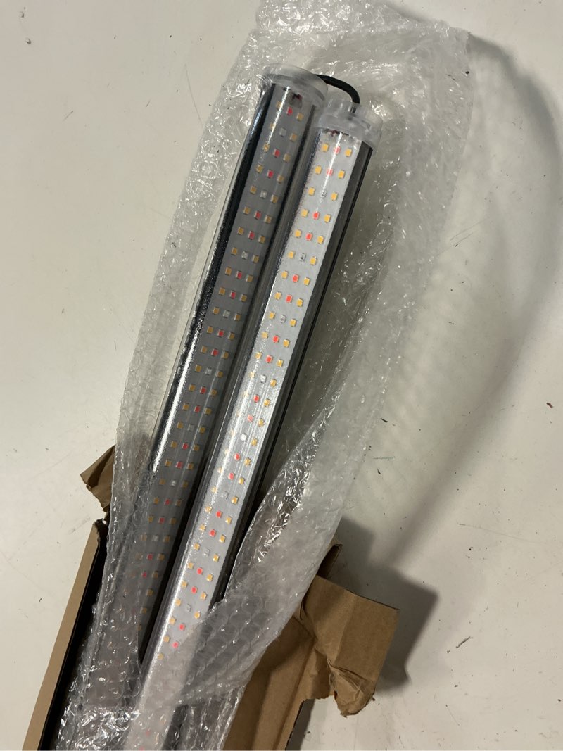 Condition photo showing As Is for atmel standing grow lights for indoor plants with timer, 3 adjustable modes full spectrum plant lights for indoor growing, 243led plant grow light for flowering, office, indoor garden